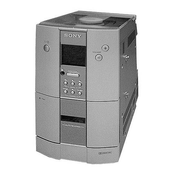Sony HCD-ED2 - Compact Disc Deck Receiver Service Manual