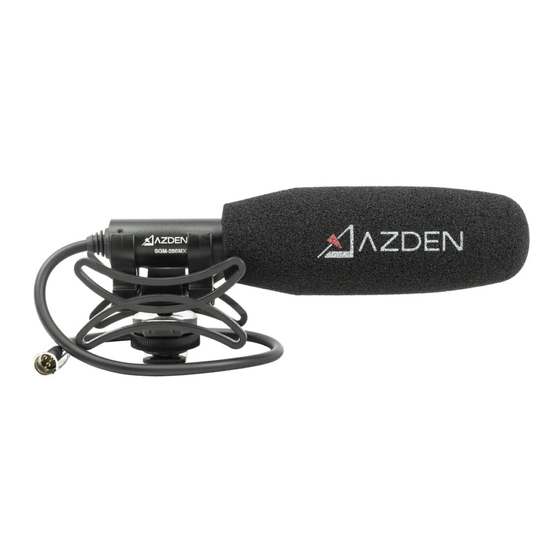 Azden SGM-250CX Owner's Manual