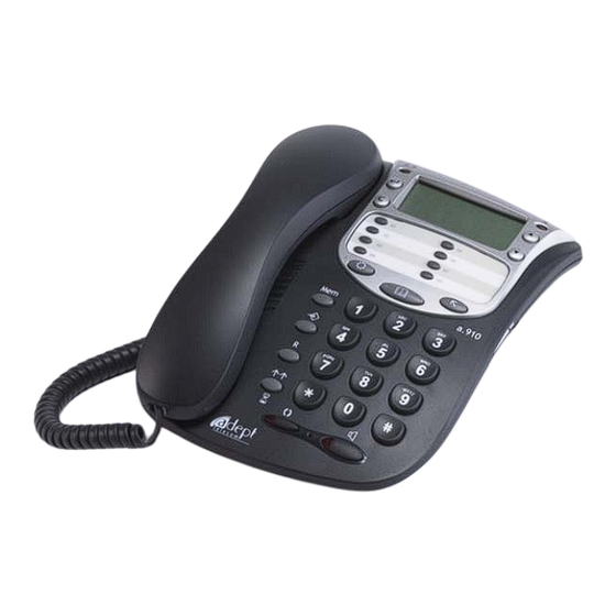 ADEPT Telecom a.910 Quick Reference Manual
