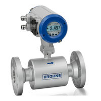 KROHNE UFC 030 F EEx Series Addition To The Installation And Operating Instructions