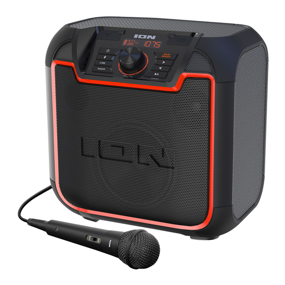 ION Sport iPA129 Bluetooth Speaker Manuals