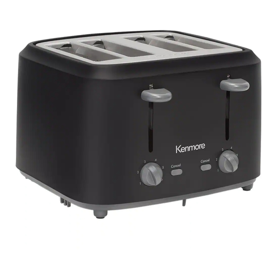 Kenmore KKTS4SB 4-Slice Toaster Manuals