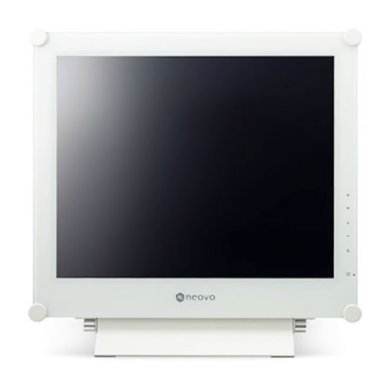 AG Neovo X-15AV Specification Sheet