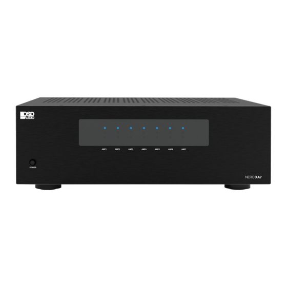 OSD Audio Nero XA7 Owner's Manual