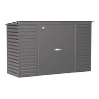 Arrow Storage Products SCP104SG Series Owner's Manual & Assembly Manual