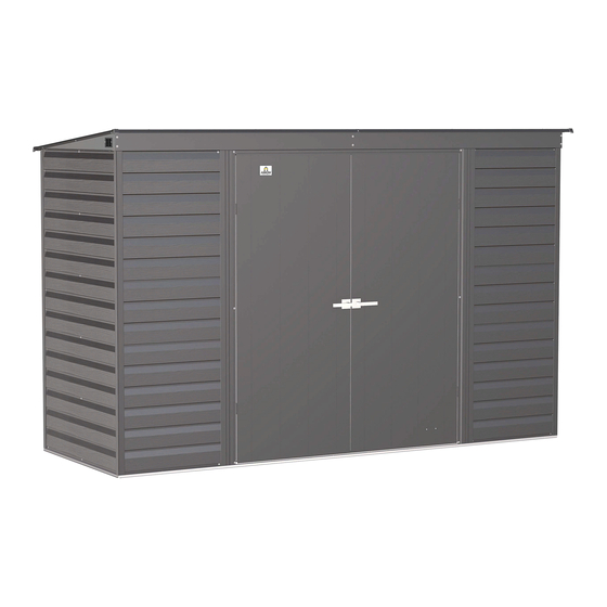 Arrow Storage Products SCP104CC Series Owner's Manual & Assembly Manual