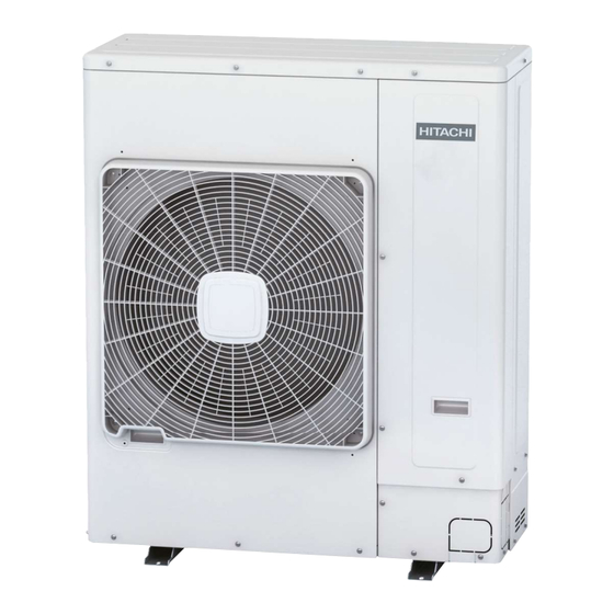 Hitachi UTOPIA RAS-4HRC2E Installation And Operation Manual