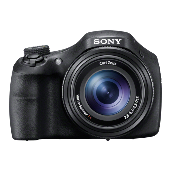 Sony Cyber-shot DSC-HX300 Instruction Manual