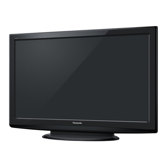 Panasonic Viera TX-P37X20E Operating Instructions Manual