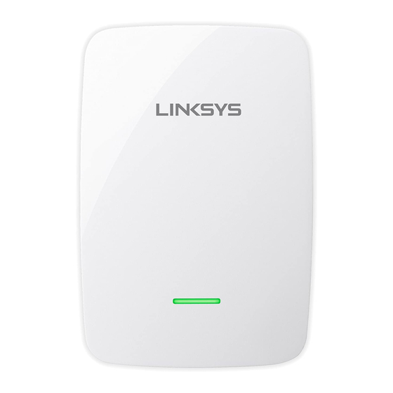 Linksys RE3000W Manuals