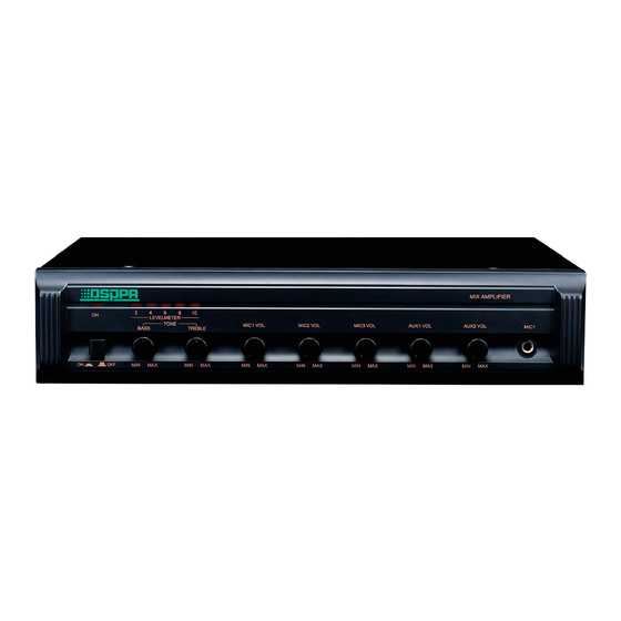 DSPPA MP 200P II Owner's Manual
