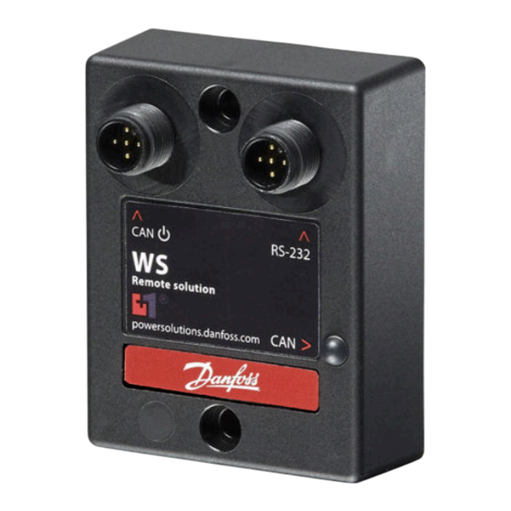 Danfoss WS103 Technical Information