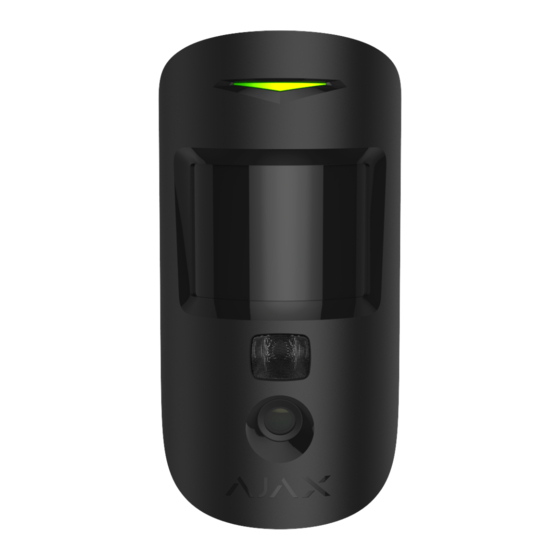 AJAX Systems MotionCam User Manual