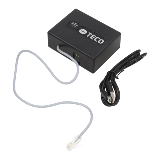 TECO TECONNECT Instructions Manual