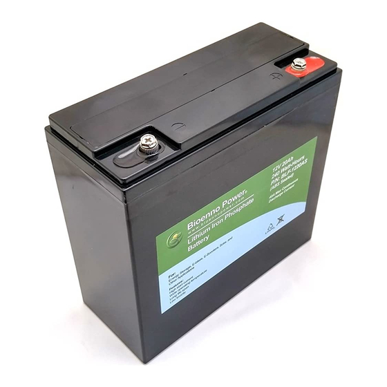 Bioenno Power BLF-1220AS User Manual