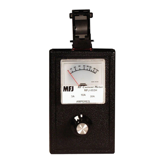 MFJ -853 Manual