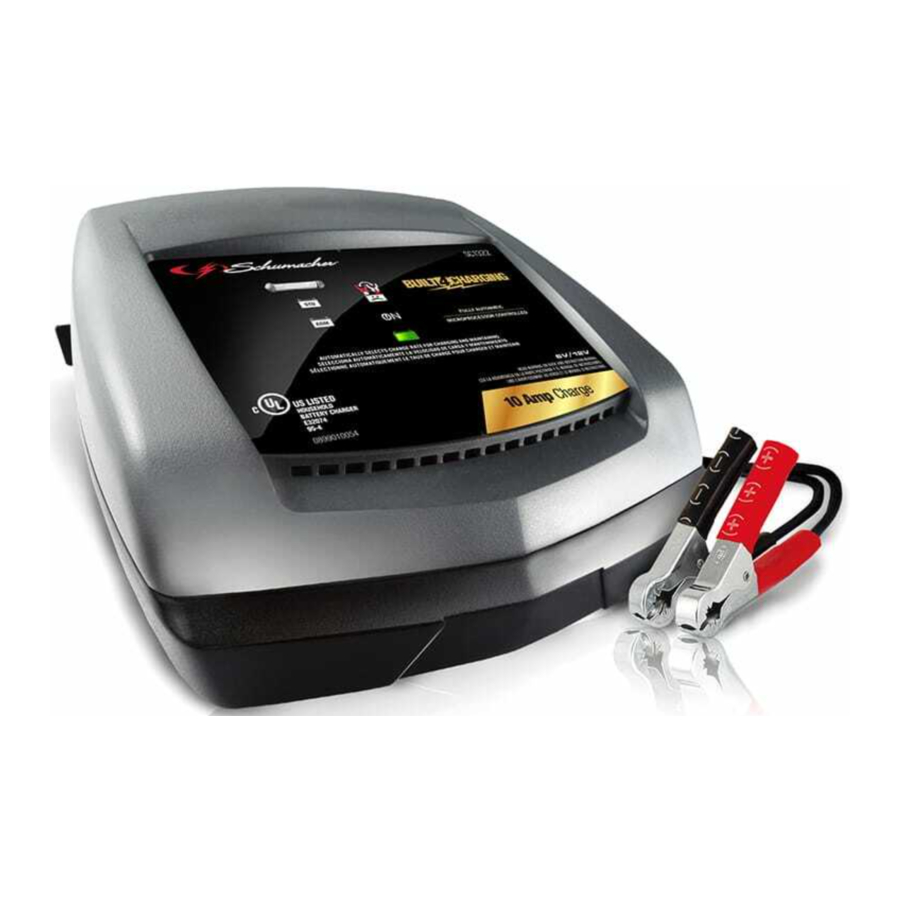 Schumacher SC1322 - Automatic Battery Charger Manual