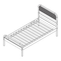 P'kolino Curva Rattan Twin Bed Assembly Instructions Manual