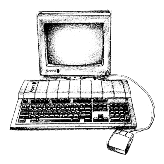Acorn A3010 Welcome Manual