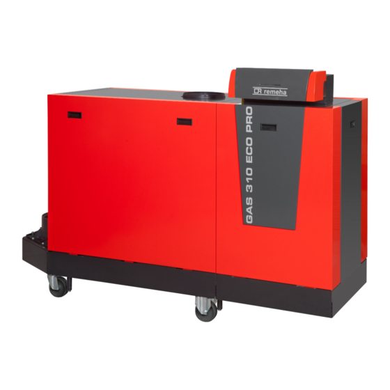 REMEHA Gas 310 ECO PRO-285 Installation, User And Service Manual