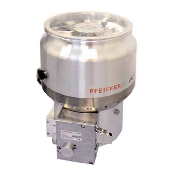 Pfeiffer Vacuum TPH 1201 P Operating Instructions Manual