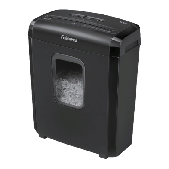 Fellowes Microshred 6M Instructions Manual