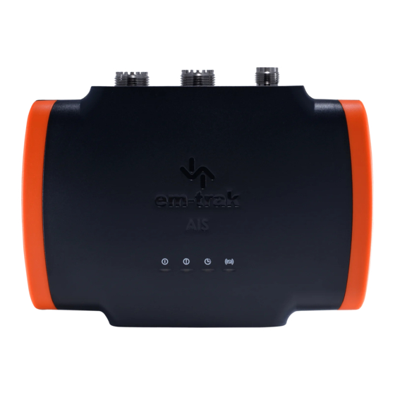 Em-Trak AIS Class B Installation And Operation Manual