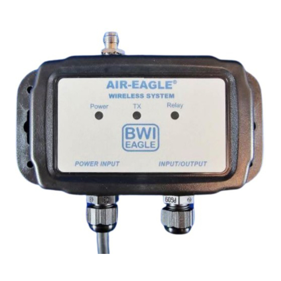 BWI Eagle AIR-EAGLE SR PLUS 36-40100-DC Product Information Bulletin