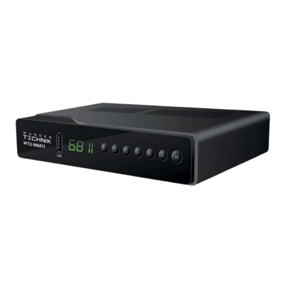 WUNDER TECHNIK DVB-T2 WT2-M6811 Instructions Manual