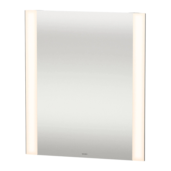 DURAVIT LM786500000 Mounting Instructions