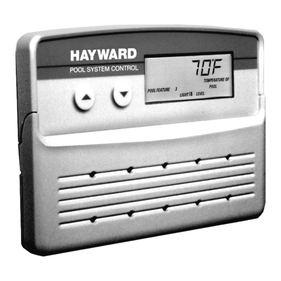 Hayward PSC2104 Installation And Programming Instructions