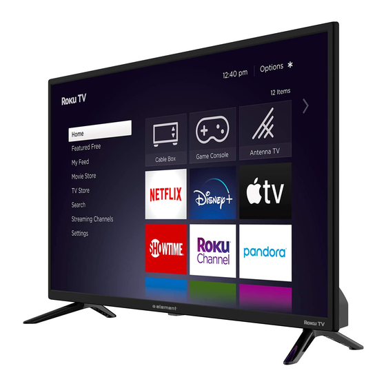 Element Roku TV E1AA32R Quick Start Manual