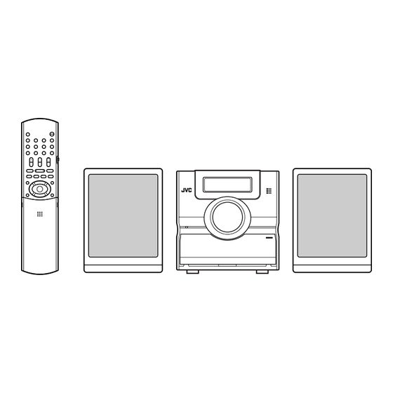 User Manuals: JVC CA-EXD1 DVD Receiver System