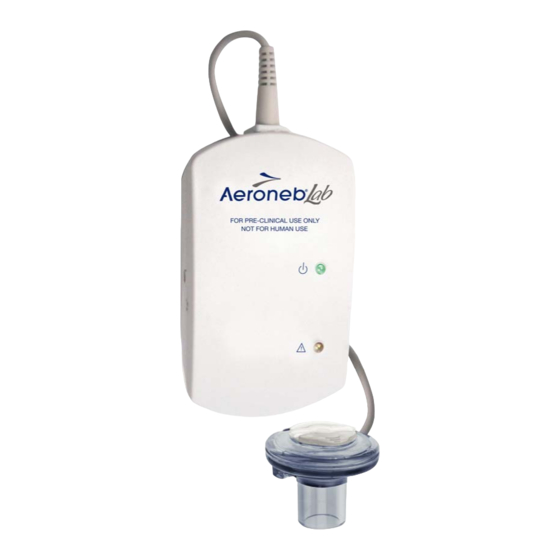 Aerogen Aeroneb lab AG-AL1000 Instruction Manual