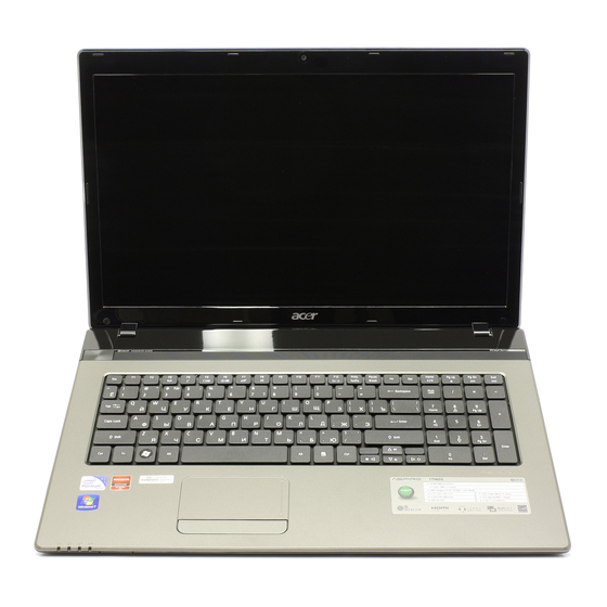 Acer Aspire 5250 User Manual