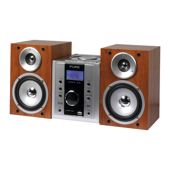 Pure Digital DMX-25 DAB Mini System Manuals