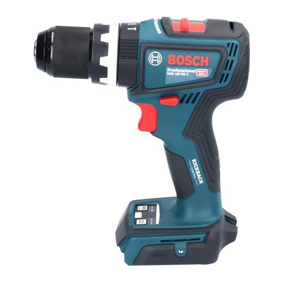 Bosch Professional GSB 18V-90 C Original Instructions Manual