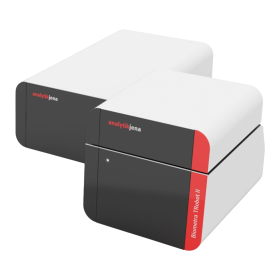 Endress+Hauser analytikjena Biometra TRobot II Setup Instructions