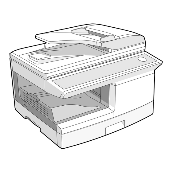 Sharp FO-2081 Operation Manual