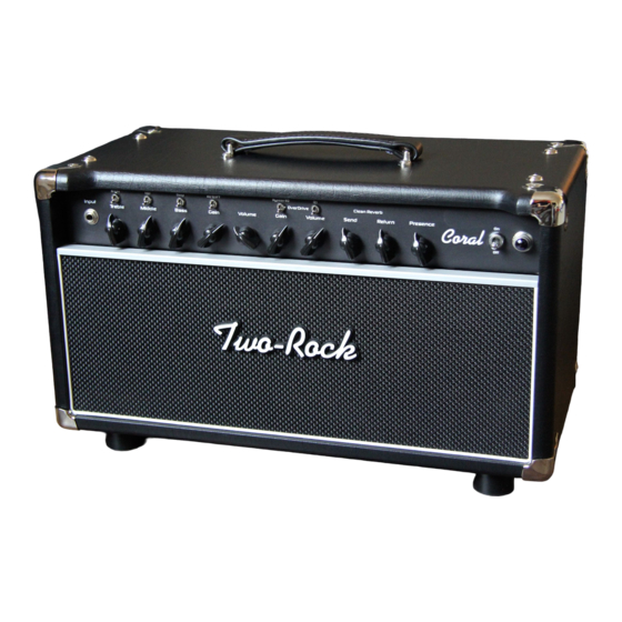 Two-Rock Coral Owner's Manual