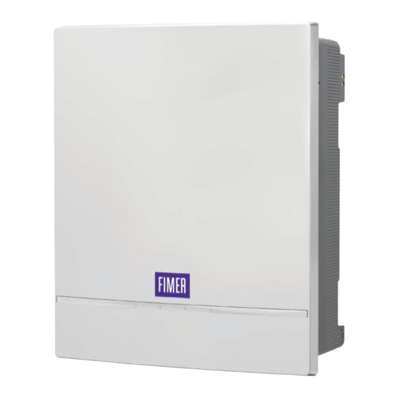 Fimer PVS-30-TL Quick Installation Manual
