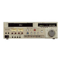 Panasonic AG-8600E Operating Instructions Manual