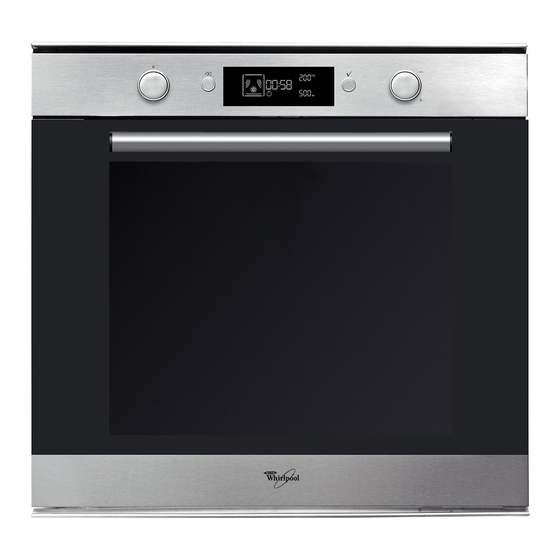 Whirlpool AKZM 778 User And Maintenance Manual