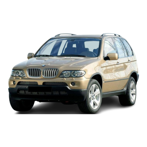 BMW X5 3.0i Owner's Manual