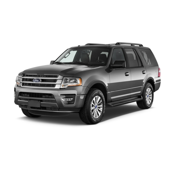 Ford 2015 EXPEDITION Owner's Manual