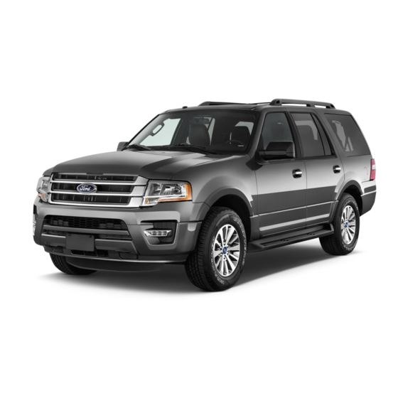 Ford 2015 EXPEDITION Quick Reference Manual