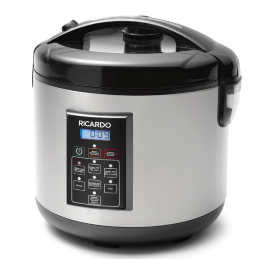 Ricardo 7 Function Rice Cooker Instruction Manual
