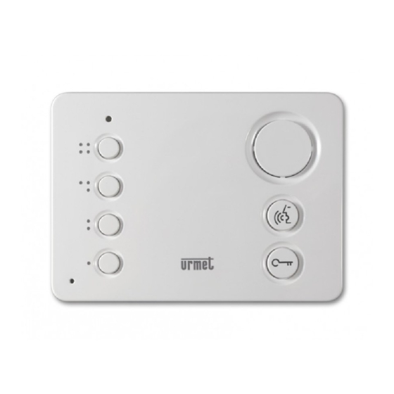 urmet domus miro 1183 Quick Start Manual