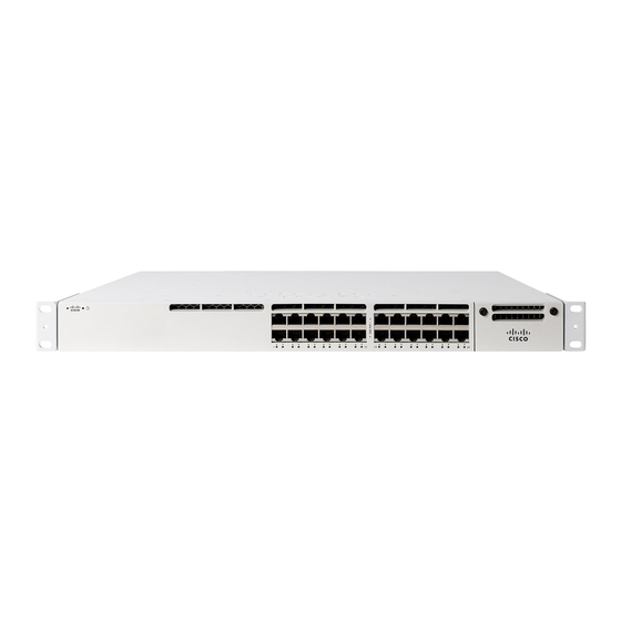 Cisco MERAKI MS390 Series Installation Manual