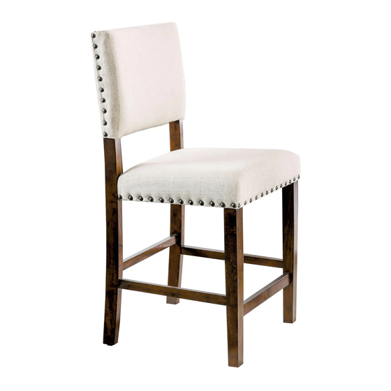 Furniture of America Glenbrook CM3018PC-2PK Assembly Instructions Manual